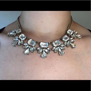 Rhinestone statement necklace